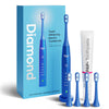 Power LED Bleaching Schallzahnbürste von Diamond Smile  mit vier Zusatzköpfen und Zahnpasta