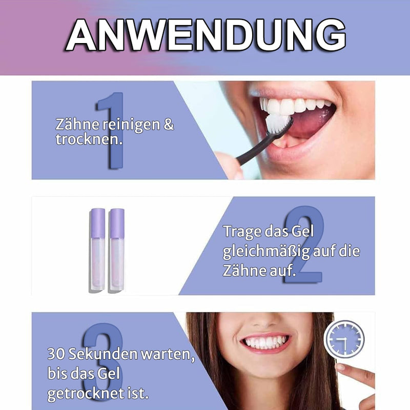 Anwendung von Bleaching Glow Stick von Diamond Smile