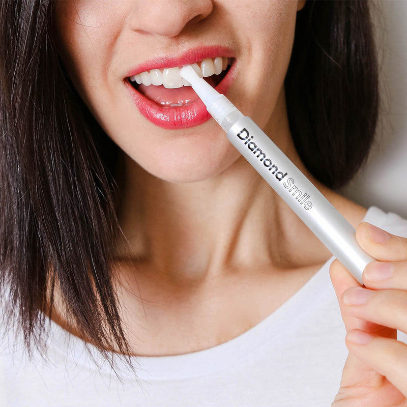 Diamond Smile Zahnbleaching Stift - Anwendung Zahnaufhellungs Pen