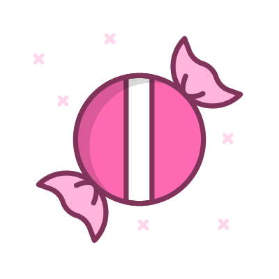 Süßigkeiten machen gelbe Zähne. Weiße Zähne durch Zahnbleaching und Zahnaufhellung.